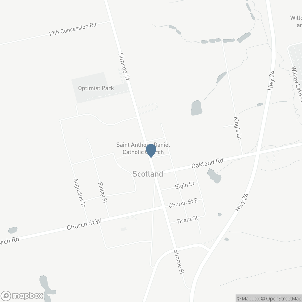60 SIMCOE STREET, Oakland, Ontario N0E 1R0